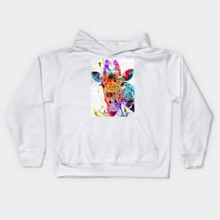 Giraffe Grunge Kids Hoodie